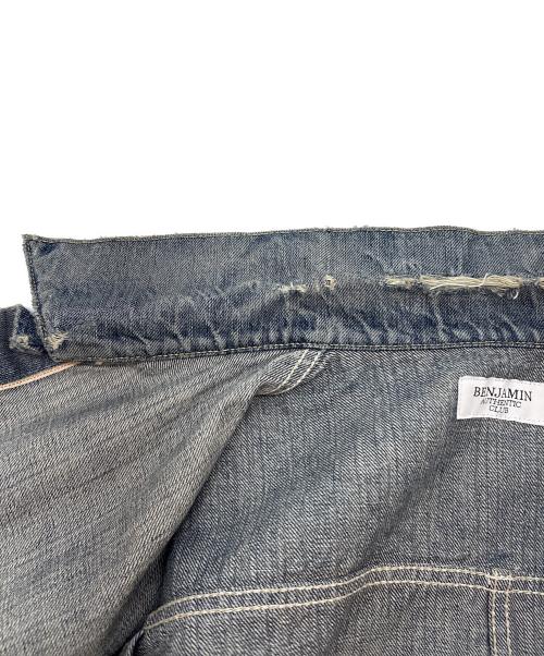 BENJAMIN authentic club（（ベンジャミンオーセンティッククラブ））BENJAMIN authentic club (（ベンジャミンオーセンティッククラブ）) BENJAMIN AUTHENTIC CLUB　デニムジャケット ブルー サイズ:Lの古着・服飾アイテム