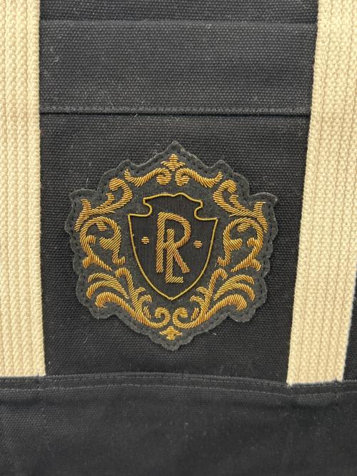 POLO RALPH LAUREN（ポロ・ラルフローレン）POLO RALPH LAUREN (ポロ・ラルフローレン) ブリオンクレストキャンバストートバッグ　POLO RALPH LAUREN ネイビーの古着・服飾アイテム