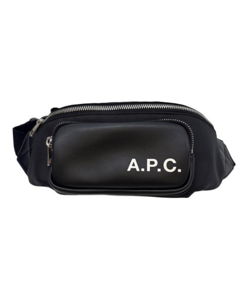 A.P.C.（アーペーセー）A.P.C. (アーペーセー) A.P.C.　ボディバッグ ブラックの古着・服飾アイテム