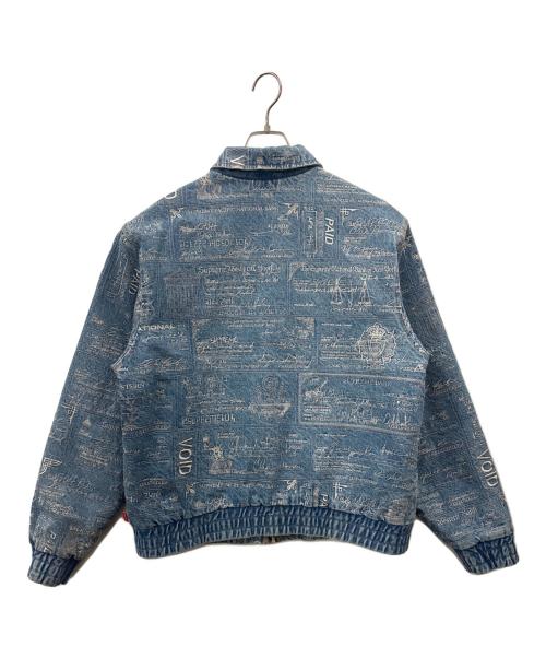 SUPREME（シュプリーム）SUPREME (シュプリーム) Supreme　Checks Embroidered Denim Jacke　デニムジャケット ブルー サイズ:Mの古着・服飾アイテム