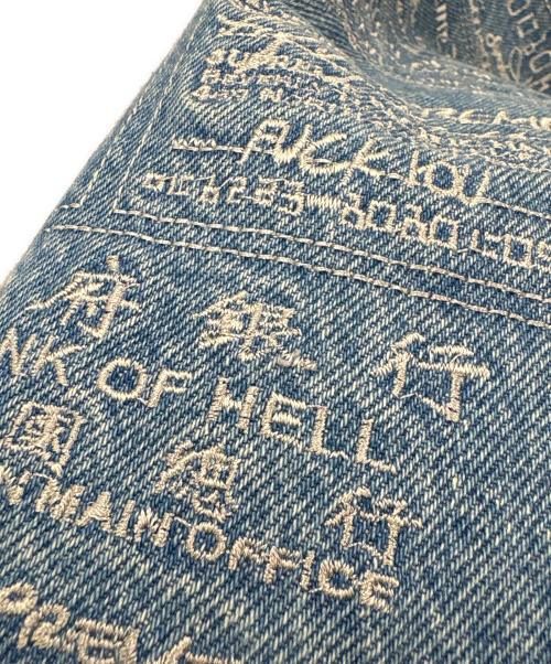 SUPREME（シュプリーム）SUPREME (シュプリーム) Supreme　Checks Embroidered Denim Jacke　デニムジャケット ブルー サイズ:Mの古着・服飾アイテム