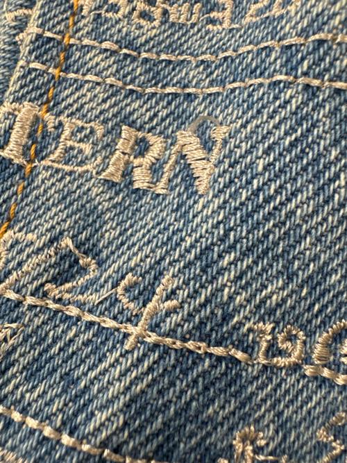 SUPREME（シュプリーム）SUPREME (シュプリーム) Supreme　Checks Embroidered Denim Jacke　デニムジャケット ブルー サイズ:Mの古着・服飾アイテム
