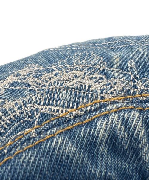 SUPREME（シュプリーム）SUPREME (シュプリーム) Supreme　Checks Embroidered Denim Jacke　デニムジャケット ブルー サイズ:Mの古着・服飾アイテム