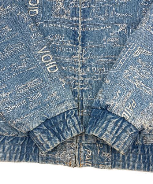SUPREME（シュプリーム）SUPREME (シュプリーム) Supreme　Checks Embroidered Denim Jacke　デニムジャケット ブルー サイズ:Mの古着・服飾アイテム