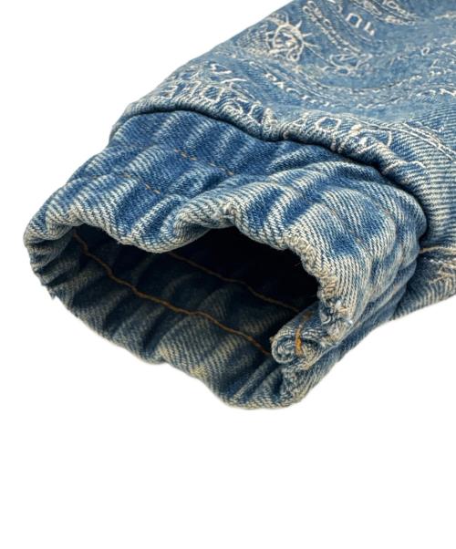 SUPREME（シュプリーム）SUPREME (シュプリーム) Supreme　Checks Embroidered Denim Jacke　デニムジャケット ブルー サイズ:Mの古着・服飾アイテム