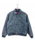 SUPREME（シュプリーム）の古着「Supreme　Checks Embroidered Denim Jacke　デニムジャケット」｜ブルー