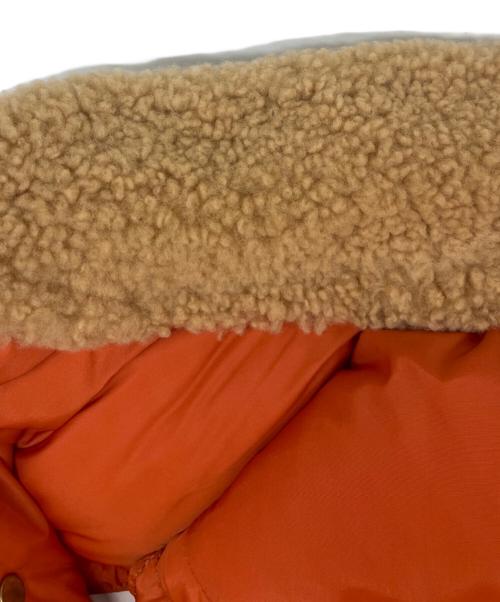 Rocky Mountain FeatherBed（ロッキーマウンテンフェザーベッド）Rocky Mountain FeatherBed (ロッキーマウンテンフェザーベッド) Rocky Mountain Featherbed　ダウンベスト ブラウン×オレンジ サイズ:36の古着・服飾アイテム