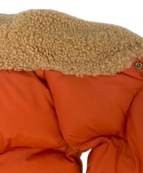Rocky Mountain FeatherBed（ロッキーマウンテンフェザーベッド）Rocky Mountain FeatherBed (ロッキーマウンテンフェザーベッド) Rocky Mountain Featherbed　ダウンベスト ブラウン×オレンジ サイズ:36の古着・服飾アイテム