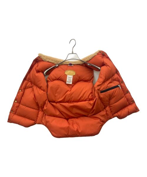 Rocky Mountain FeatherBed（ロッキーマウンテンフェザーベッド）Rocky Mountain FeatherBed (ロッキーマウンテンフェザーベッド) Rocky Mountain Featherbed　ダウンベスト ブラウン×オレンジ サイズ:36の古着・服飾アイテム