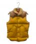 Rocky Mountain FeatherBed（ロッキーマウンテンフェザーベッド）の古着「Rocky Mountain Featherbed　ダウンベスト」｜ブラウン×オレンジ