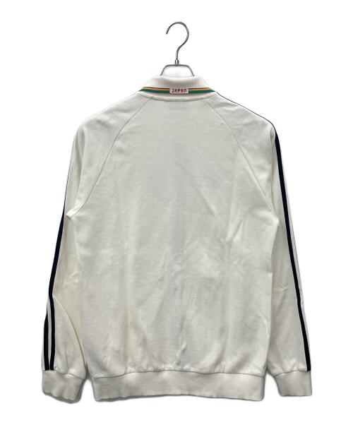 adidas（アディダス）adidas (アディダス) adidas  アンセムジャケット　日本代表 2026 アイボリー×レッド サイズ:Lの古着・服飾アイテム