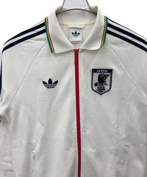 adidas（アディダス）adidas (アディダス) adidas  アンセムジャケット　日本代表 2026 アイボリー×レッド サイズ:Lの古着・服飾アイテム