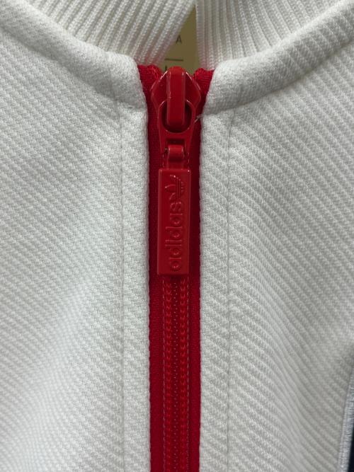 adidas（アディダス）adidas (アディダス) adidas  アンセムジャケット　日本代表 2026 アイボリー×レッド サイズ:Lの古着・服飾アイテム