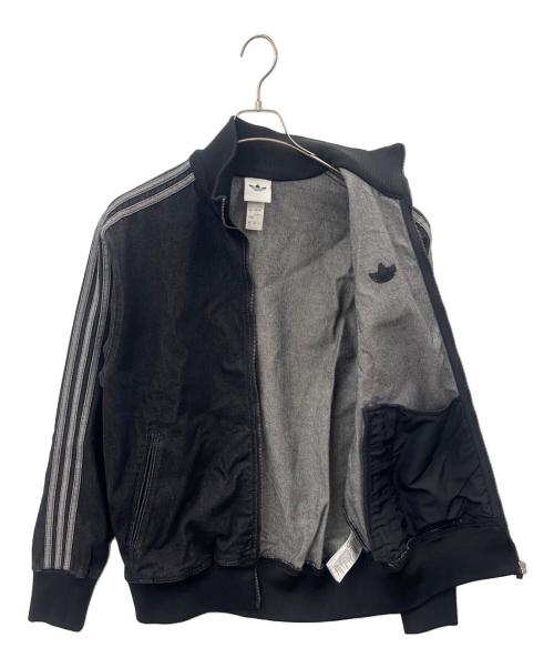 adidas（アディダス）adidas (アディダス) adidas  デニムファイヤーバードトラックトップ ブラック サイズ:Lの古着・服飾アイテム