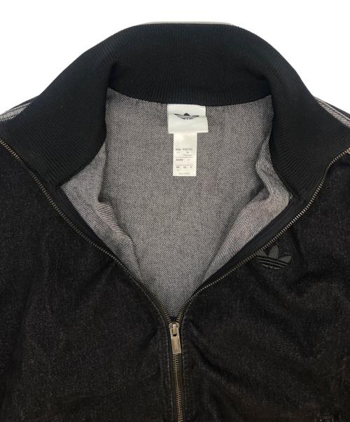 adidas（アディダス）adidas (アディダス) adidas  デニムファイヤーバードトラックトップ ブラック サイズ:Lの古着・服飾アイテム