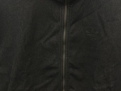 adidas（アディダス）adidas (アディダス) adidas  デニムファイヤーバードトラックトップ ブラック サイズ:Lの古着・服飾アイテム