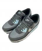 NIKEナイキ）の古着「NIKE  AIR MAX90  スニーカー」｜グレー×ブルー
