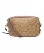 COACHコーチ）の古着「COACH  シグネチャー  ショルダーバッグ」｜ブラウン