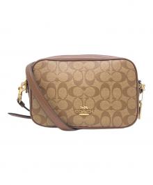 COACH（コーチ）の古着「COACH  シグネチャー  ショルダーバッグ」｜ブラウン
