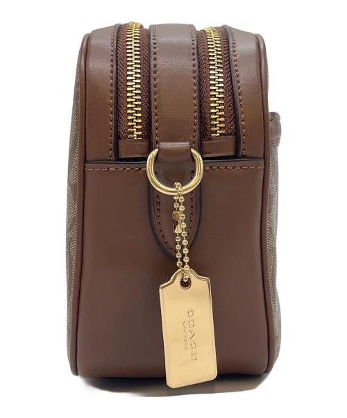 COACH（コーチ）COACH (コーチ) COACH  シグネチャー  ショルダーバッグ ブラウンの古着・服飾アイテム