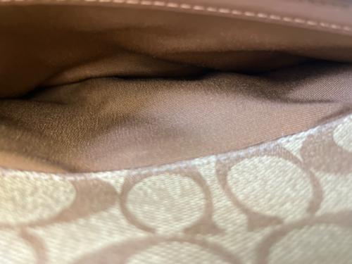 COACH（コーチ）COACH (コーチ) COACH  シグネチャー  ショルダーバッグ ブラウンの古着・服飾アイテム