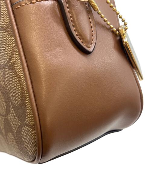 COACH（コーチ）COACH (コーチ) COACH  シグネチャー  ショルダーバッグ ブラウンの古着・服飾アイテム