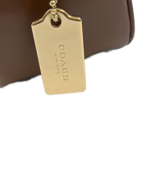 COACH（コーチ）COACH (コーチ) COACH  シグネチャー  ショルダーバッグ ブラウンの古着・服飾アイテム