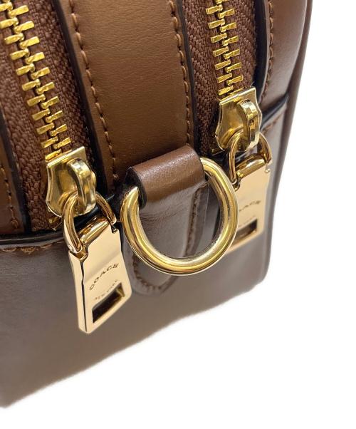 COACH（コーチ）COACH (コーチ) COACH  シグネチャー  ショルダーバッグ ブラウンの古着・服飾アイテム