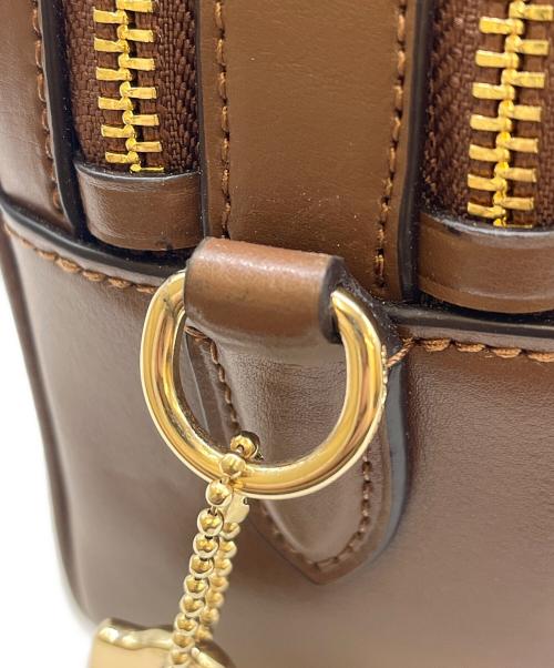 COACH（コーチ）COACH (コーチ) COACH  シグネチャー  ショルダーバッグ ブラウンの古着・服飾アイテム