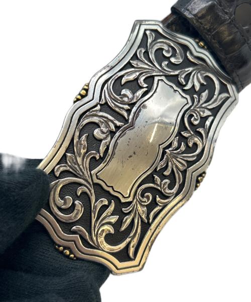 TONY LAMA（トニーラマ）TONY LAMA (トニーラマ) TONY LAMA　ウエスタンレザーベルト ブラックの古着・服飾アイテム