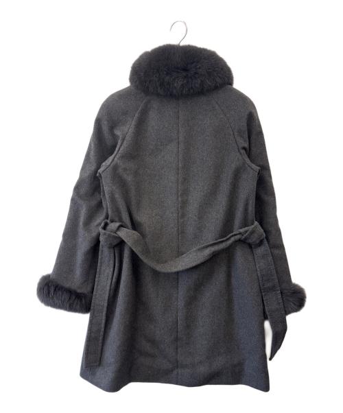 eternallous（エターナラス）eternallous (エターナラス) ETERNALLOUS　カシミヤコート グレー サイズ:11号の古着・服飾アイテム