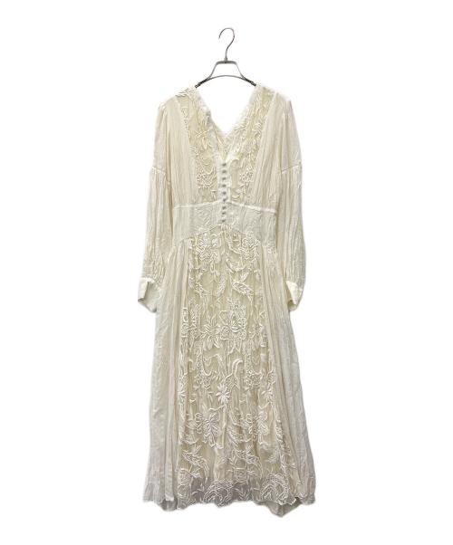 Ameri（アメリ）Ameri (アメリ) AMERI　プリーツドレスワンピース ホワイト サイズ:Sの古着・服飾アイテム