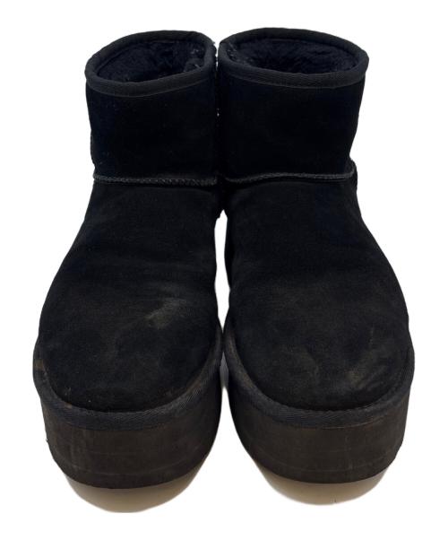UGG（アグ）UGG (アグ) UGG　Classic Mini Platform　ムートンブーツ ブラック サイズ:25の古着・服飾アイテム