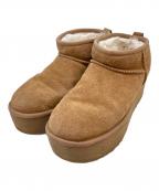 UGGアグ）の古着「UGG　Classic Ultra Mini Platform　ムートンブーツ」｜ベージュ