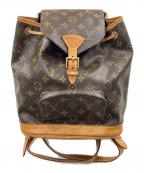 LOUIS VUITTONルイ ヴィトン）の古着「LOUIS VUITTON　モンスリMM　リュック」｜ブラウン