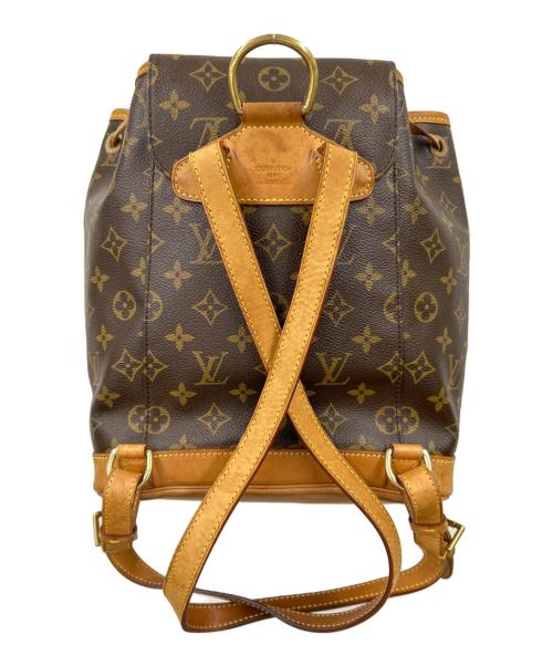 LOUIS VUITTON（ルイ ヴィトン）LOUIS VUITTON (ルイ ヴィトン) LOUIS VUITTON　モンスリMM　リュック ブラウンの古着・服飾アイテム