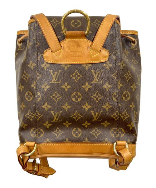 LOUIS VUITTON（ルイ ヴィトン）LOUIS VUITTON (ルイ ヴィトン) LOUIS VUITTON　モンスリMM　リュック ブラウンの古着・服飾アイテム