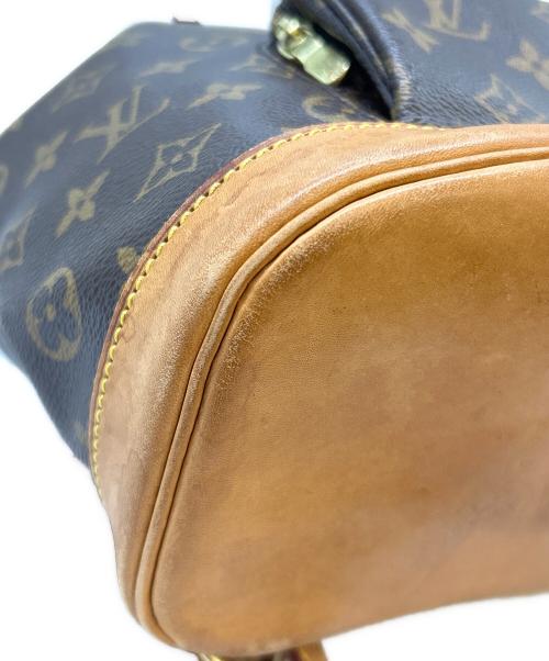 LOUIS VUITTON（ルイ ヴィトン）LOUIS VUITTON (ルイ ヴィトン) LOUIS VUITTON　モンスリMM　リュック ブラウンの古着・服飾アイテム