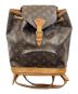 LOUIS VUITTON（ルイ ヴィトン）の古着「LOUIS VUITTON　モンスリMM　リュック」｜ブラウン
