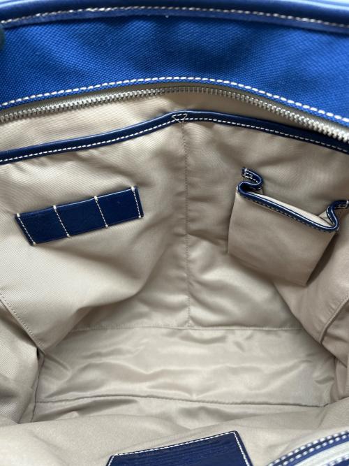 COACH（コーチ）COACH (コーチ) COACH　キャンバストートバッグ ブルーの古着・服飾アイテム