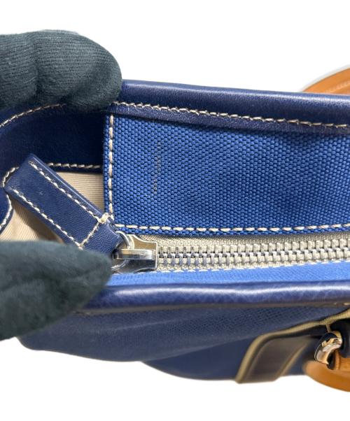 COACH（コーチ）COACH (コーチ) COACH　キャンバストートバッグ ブルーの古着・服飾アイテム
