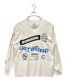 anti social social CLUB×NEIGHBORHOOD（アンチソーシャルソーシャルクラブ×ネイバーフッド）の古着「ANTI SOCIAL SOCIAL CLUB × NEIGHBORHOOD　長袖カットソー」｜ホワイト