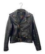 ）の古着「VANSON 　C2ダブルライダースジャケット」｜ブラック