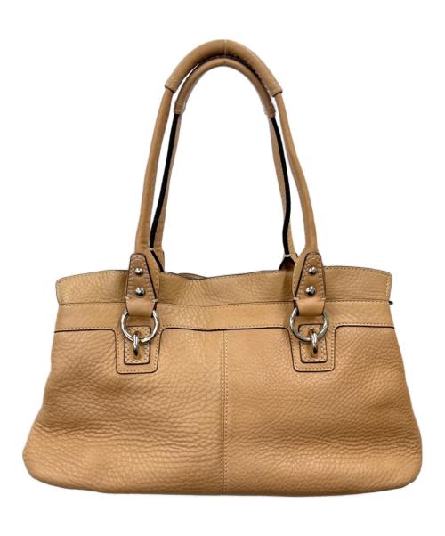 COACH（コーチ）COACH (コーチ) COACH　ペネロピ　レザーハンドバッグ ベージュの古着・服飾アイテム
