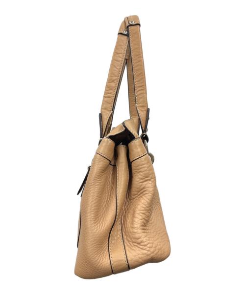 COACH（コーチ）COACH (コーチ) COACH　ペネロピ　レザーハンドバッグ ベージュの古着・服飾アイテム