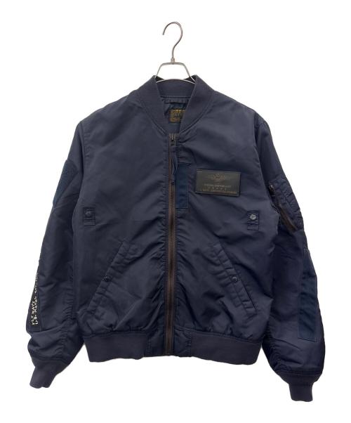 AVIREX（アヴィレックス）AVIREX (アヴィレックス) AVIREX 　L-2Bフライトジャケット ネイビー サイズ:X-LARGEの古着・服飾アイテム