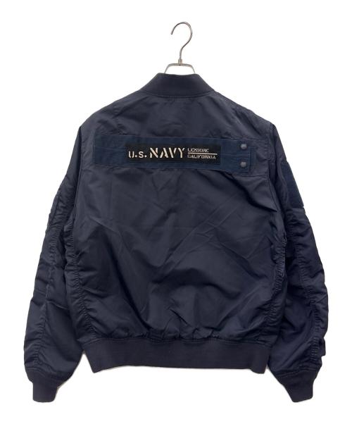 AVIREX（アヴィレックス）AVIREX (アヴィレックス) AVIREX 　L-2Bフライトジャケット ネイビー サイズ:X-LARGEの古着・服飾アイテム