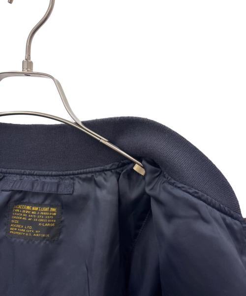 AVIREX（アヴィレックス）AVIREX (アヴィレックス) AVIREX 　L-2Bフライトジャケット ネイビー サイズ:X-LARGEの古着・服飾アイテム