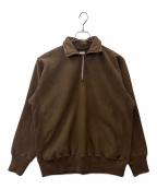 A.PRESSEアプレッセ）の古着「A.PRESSE　Vintage Half Zip Sweatshirt　2026年モデル」｜ブラウン