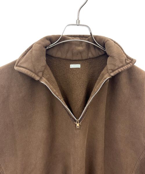 A.PRESSE（アプレッセ）A.PRESSE (アプレッセ) A.PRESSE　Vintage Half Zip Sweatshirt　2026年モデル ブラウン サイズ:3の古着・服飾アイテム